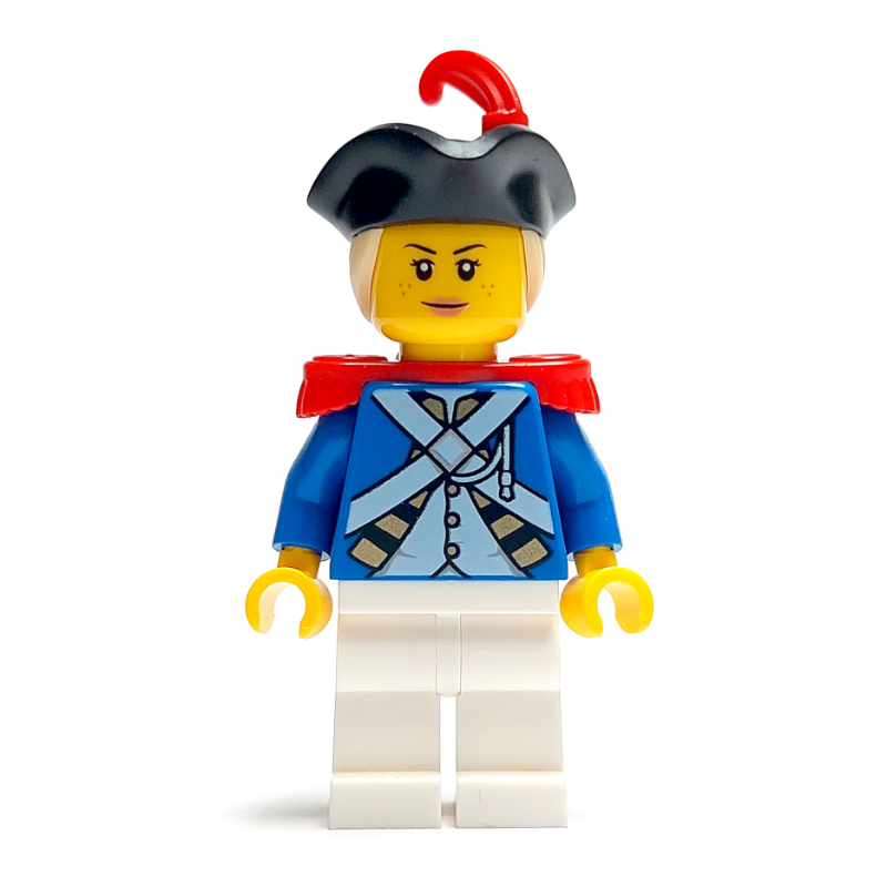 LEGO Soldier (Bluecoat) - Captain, Female (fig-014112)
