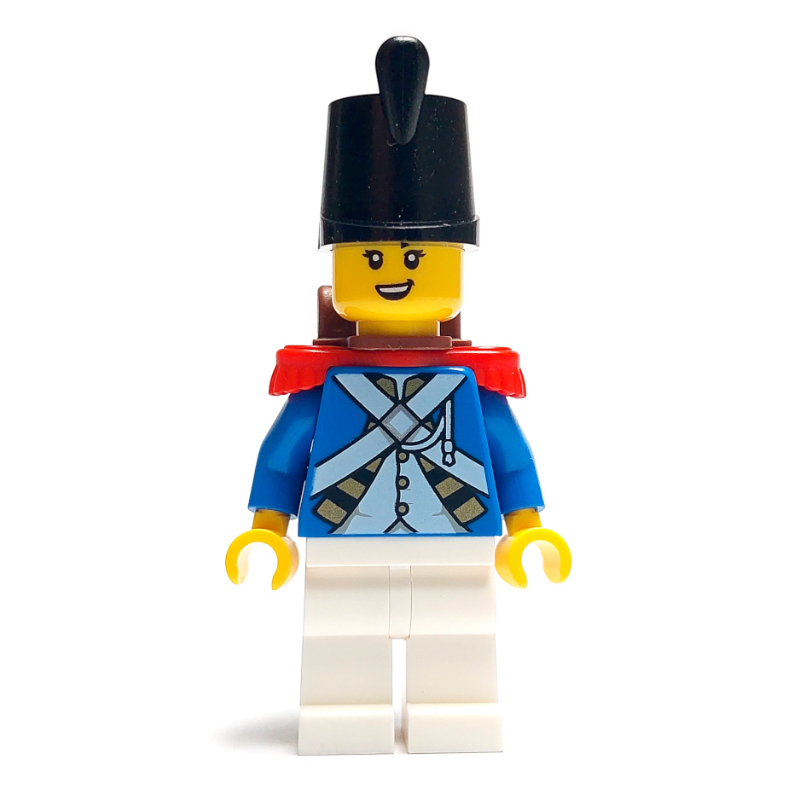 LEGO Soldier (Bluecoat) - Backpack, Red Epaulette, Female (fig-014119)