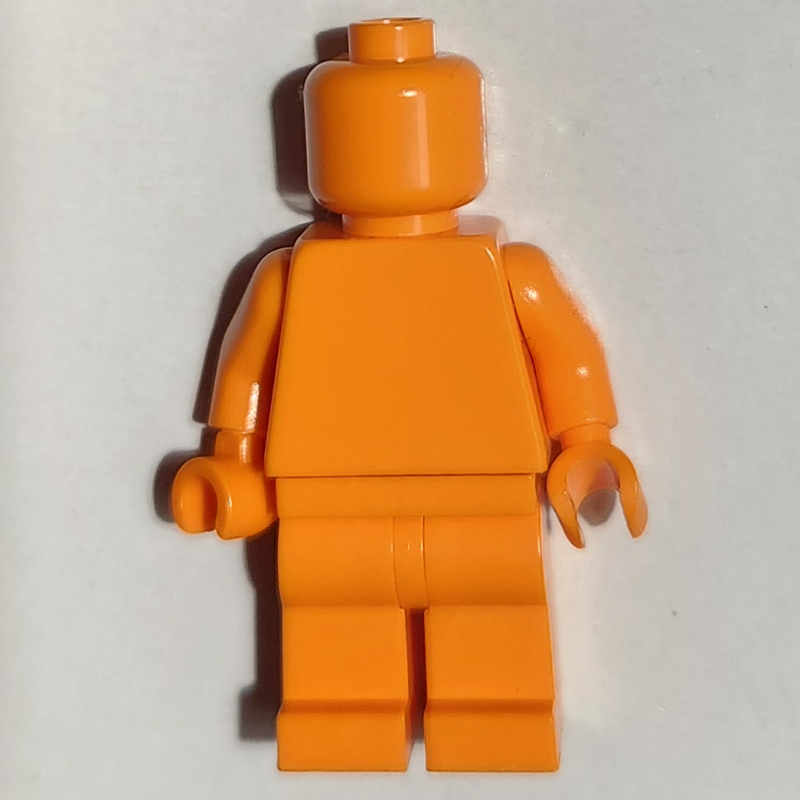 LEGO Monochrome Figure - Orange (fig-014123)