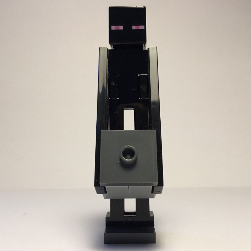 LEGO Enderman, Dark Bluish Gray Box, Foot Plate (fig-014127)