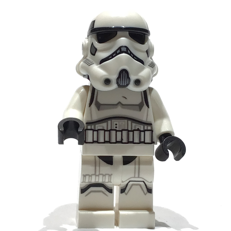 LEGO Stormtrooper, Black Squares on Back of Helmet, Female, Nougat Head (fig-014187)