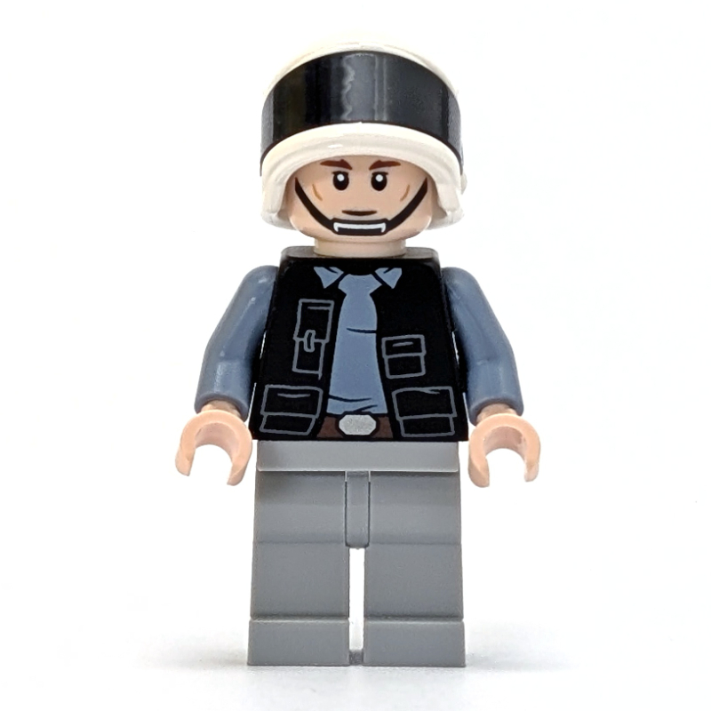 LEGO Rebel Trooper / Rebel Fleet Trooper, Light Nougat Head (Angry / Neutral) (fig-014209)