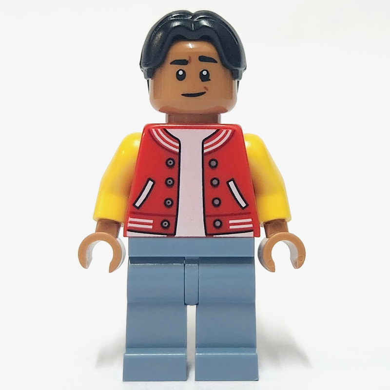 LEGO Ned Leeds, Red Letterman Jacket (fig-014224)
