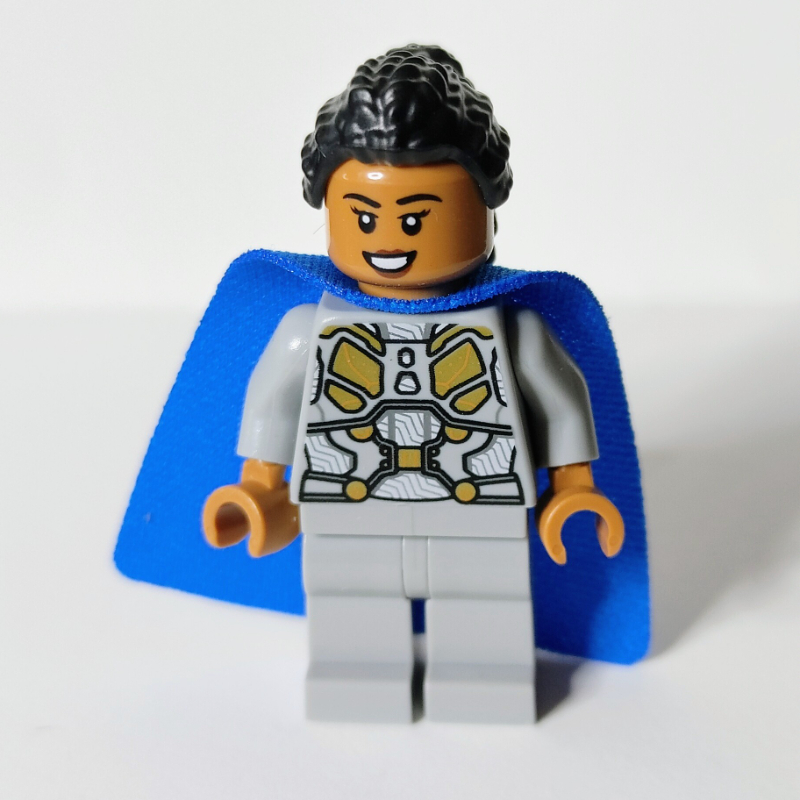 LEGO Valkyrie, Light Bluish Gray Outfit, Blue Cape (fig-014226)