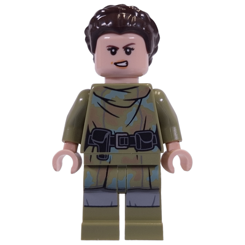 LEGO Princess Leia, Endor Outfit, Hair (fig-014266)