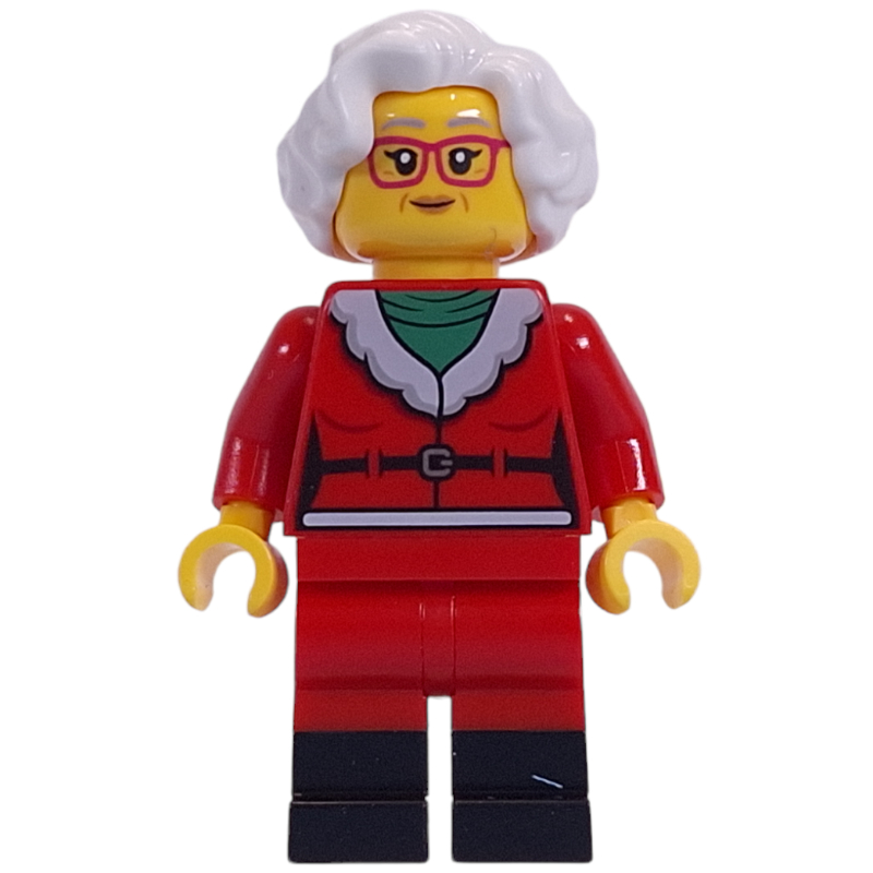 LEGO Mrs. Claus, Black Boots (fig-014281)