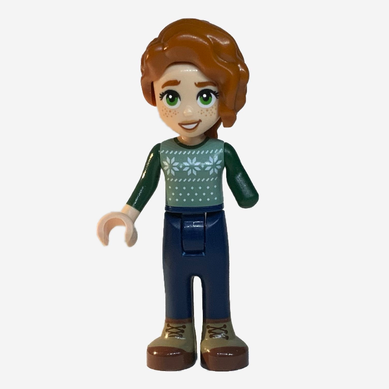 LEGO Autumn - Sand Green Sweater, Dark Blue Pants (fig-014282)