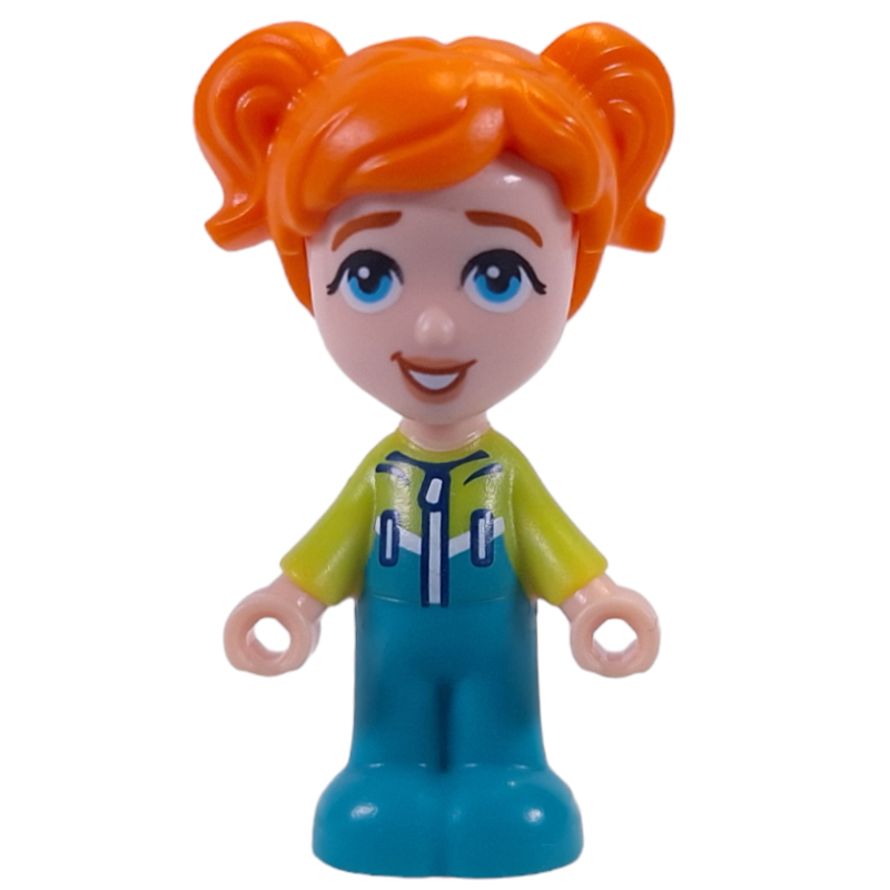 LEGO Ella - Lime/Dark Turquoise Ski Suit (fig-014330)