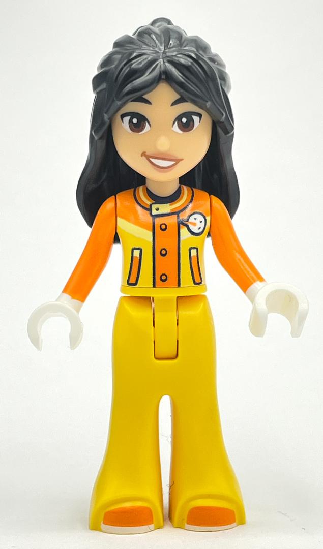 LEGO Liann - Orange/Yellow Ski Suit (fig-014333)