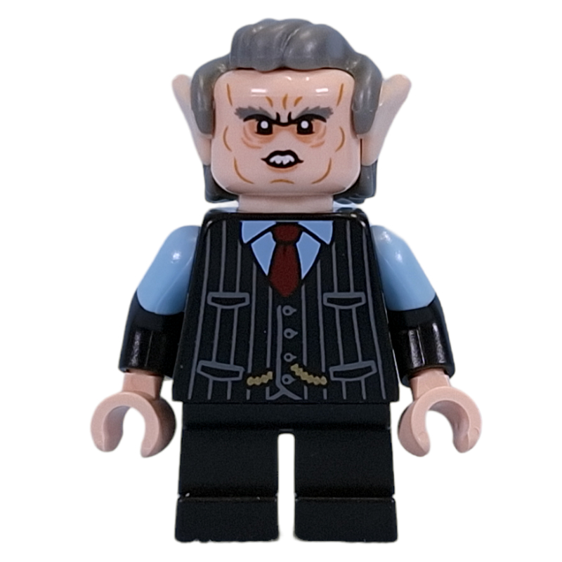 LEGO Goblin - Dark Bluish Grey Hair, Black Torso, Black Legs (fig-014347)