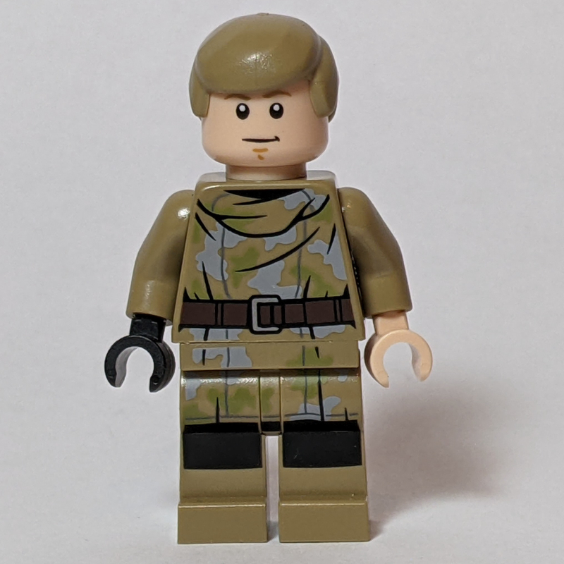 LEGO Luke Skywalker - Dark Tan Endor Outfit, Dark Tan Hair (fig-014352)
