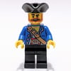 Pirate - Blue Jacket, Black Legs, Black Tricorne