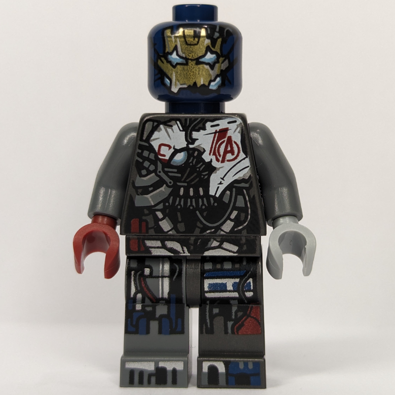 LEGO Ultron Mark 1, Dark Blue Head (fig-014436)