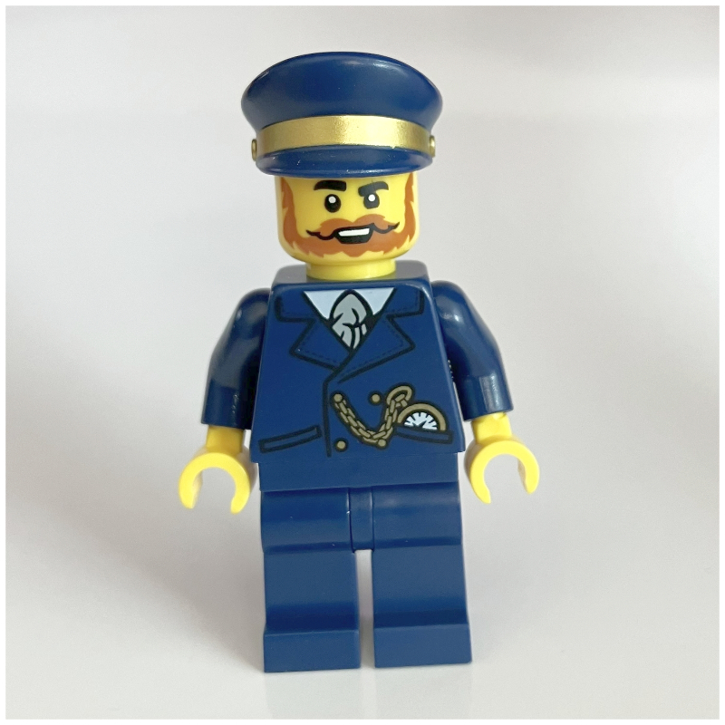 LEGO Conductor, Dark Blue Uniform (fig-014480)