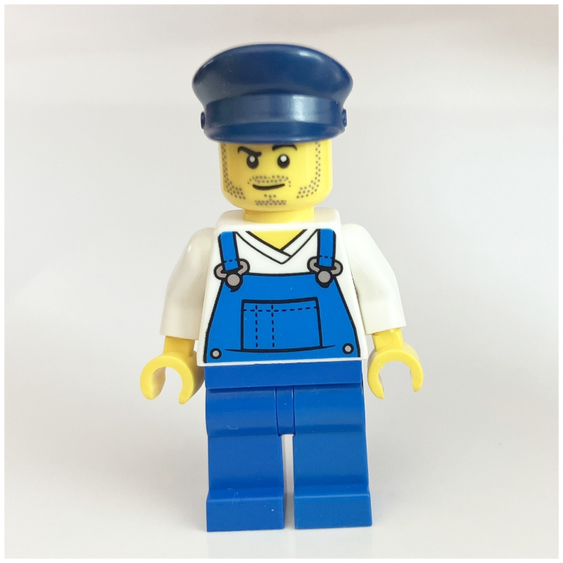 LEGO Train Driver, Blue Overall (fig-014481)