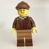 Camera Man, Reddish Brown Torso, Medium Nougat Legs, Reddish Brown Cap