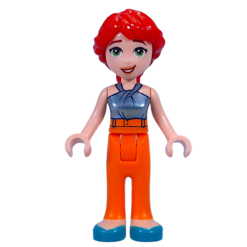 LEGO Mia - Adult, Metal Blue Top, Orange Pants (fig-014516)