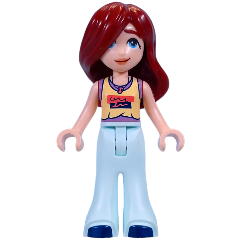LEGO Paisley - Bright Light Yellow Top, Light Aqua Pants (fig-014520)