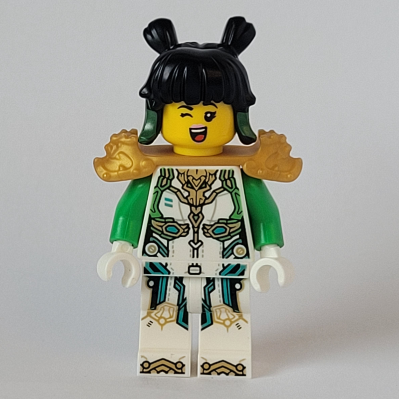 LEGO Mei, White Armor, Pearl Gold Should Guard (fig-014535)