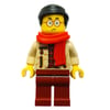 Mr. Tang, Tan Torso, Dark Red Legs