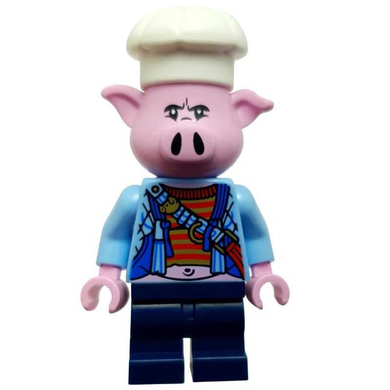 LEGO Pigsy, Bright Light Blue Jacket (fig-014553)