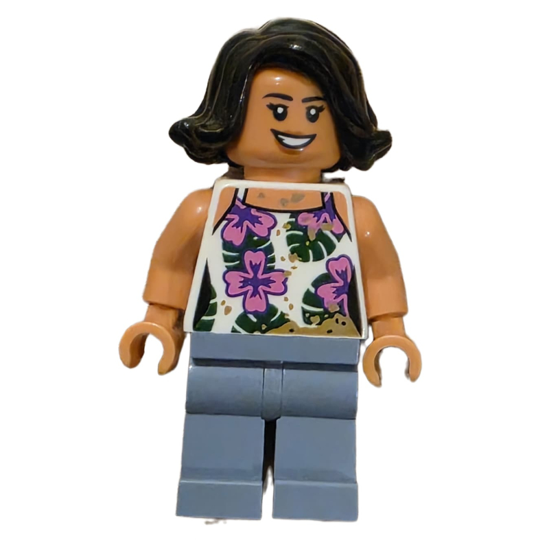 LEGO Sammy, Sand Blue Legs (fig-014606)