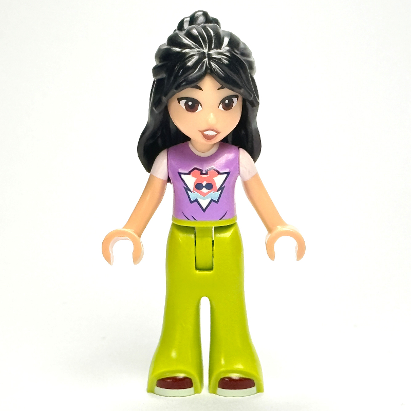 LEGO Liann - Medium Lavender Top, Lime Pants, Shocked (fig-014643)