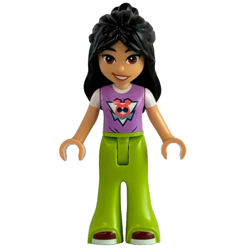 LEGO Liann - Medium Lavender Top, Lime Pants, Smile (fig-014659)