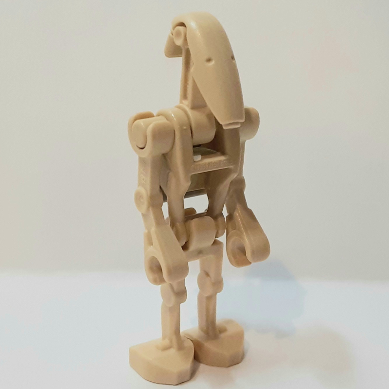 LEGO Battle Droid, Two Bent Arms, Light Bluish Grey Clip (fig-014663)