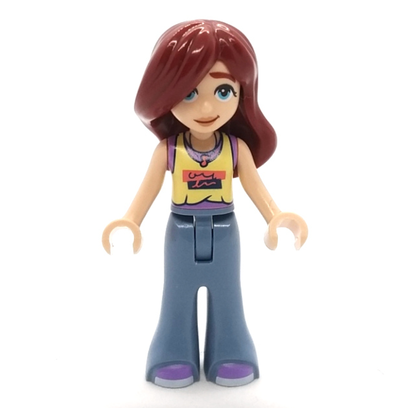 LEGO Paisley - Bright Light Yellow Top, Sand Blue Pants (fig-014666)