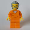 Criminal, Orange Suit, Light Bluish Grey Hair