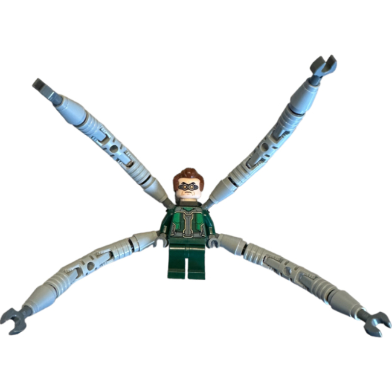 LEGO Dr. Octopus / Doc Ock, Dark Green Outfit, Robot Arms (fig-014706)