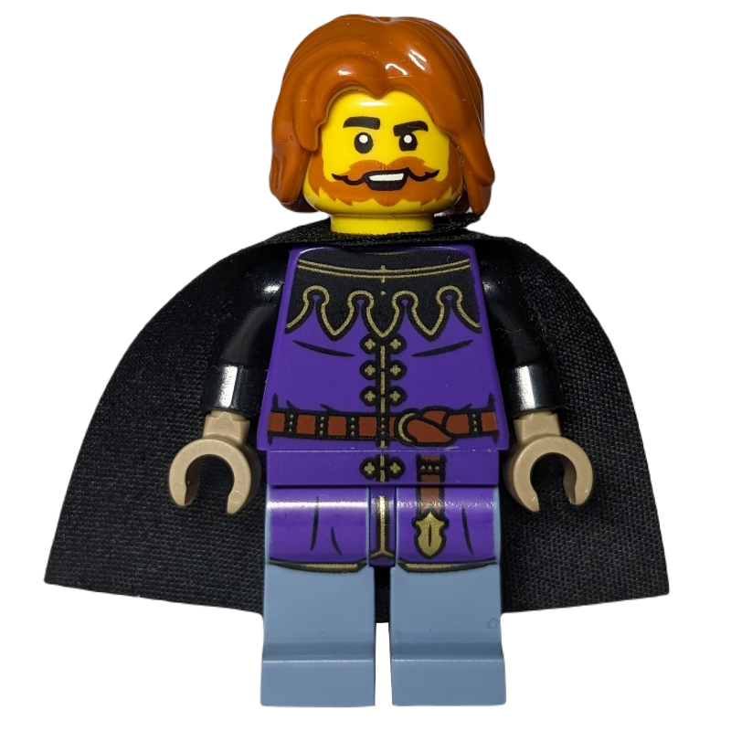 LEGO Tax Collector, Dark Purple Torso, Sand Blue Legs (fig-014810)