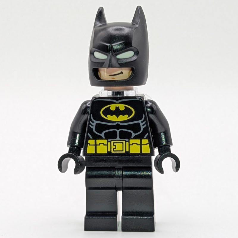 LEGO Batman, Black Suit, Black Cowl, Yellow Batman Logo, Neck Bracket (fig-014842)