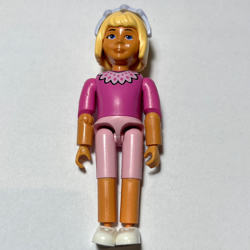 LEGO Belville Figure, Light Violet Headband and Bows (fig-014881)