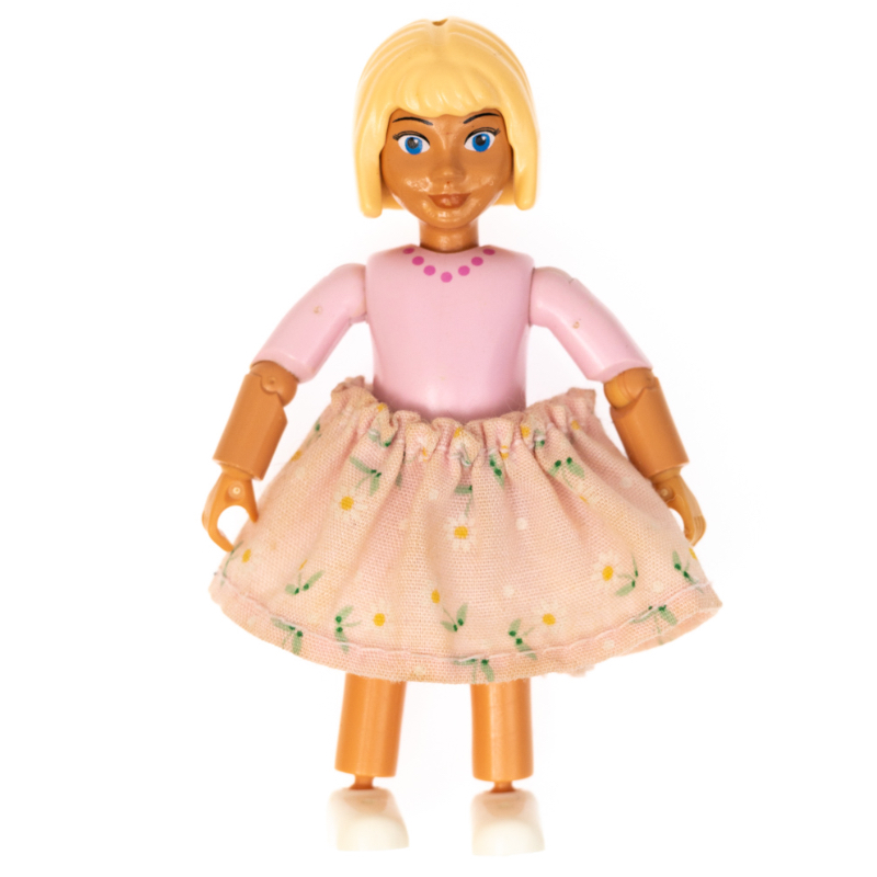 LEGO Belville Figure, Girl, Pink Dress (fig-014904)