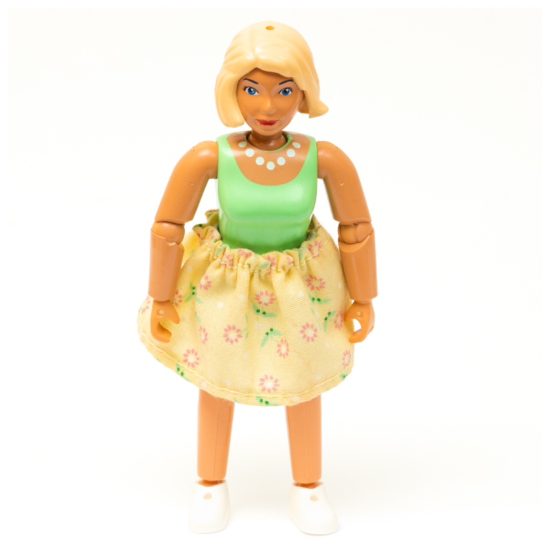 LEGO Belville Figure, Light Yellow Skirt (fig-014916)