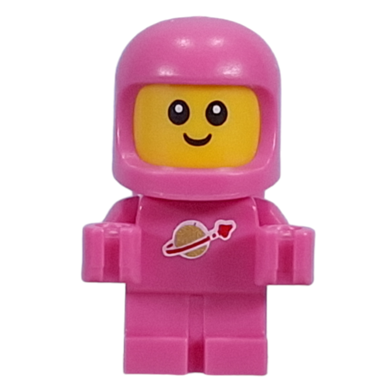 LEGO Classic Space Baby, Dark Pink, White Pupils (fig-014955)