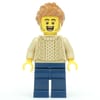 Tan Torso, Dark Blue Legs, Medium Nougat Hair