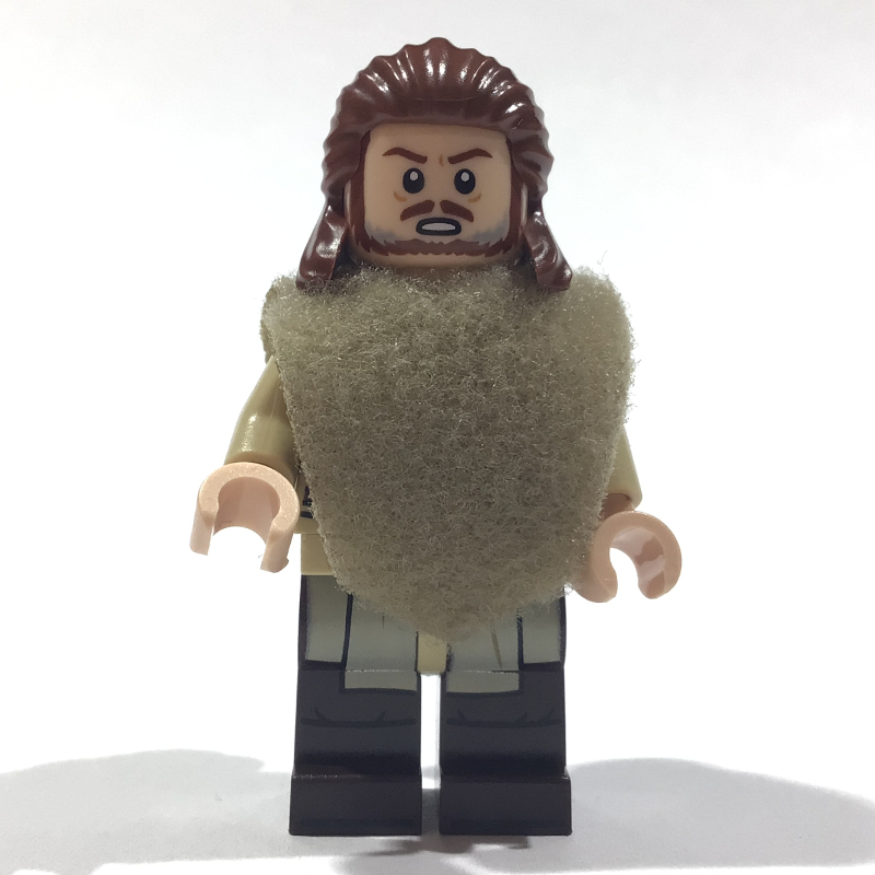 LEGO Qui-Gon Jinn, Poncho, Reddish Brown Beard (fig-014988)