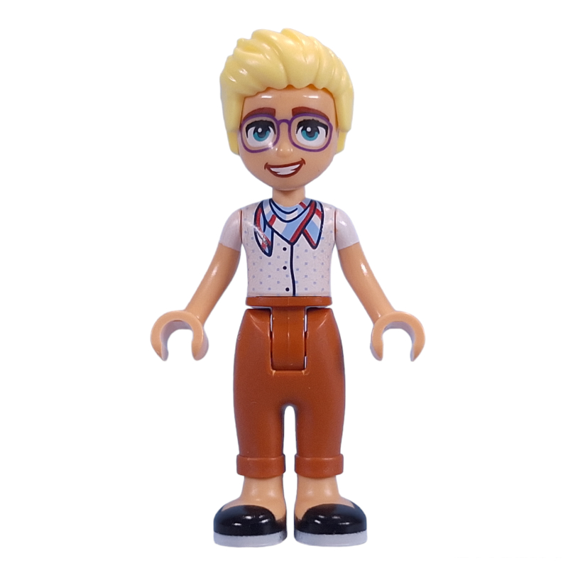 LEGO Olly - White Top, Dark Orange Legs (fig-015013)