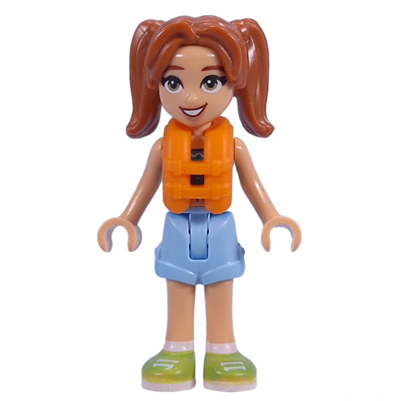 LEGO Candi - Dark Turquoise Top, Bright Light Blue Short, Life Vest (fig-015023)