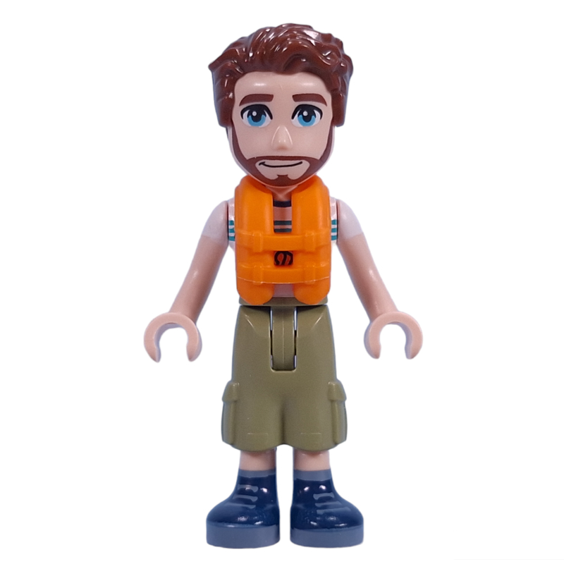 LEGO Jonathan - Adventure Camp, Olive Green Pants, Life Vest (fig-015036)