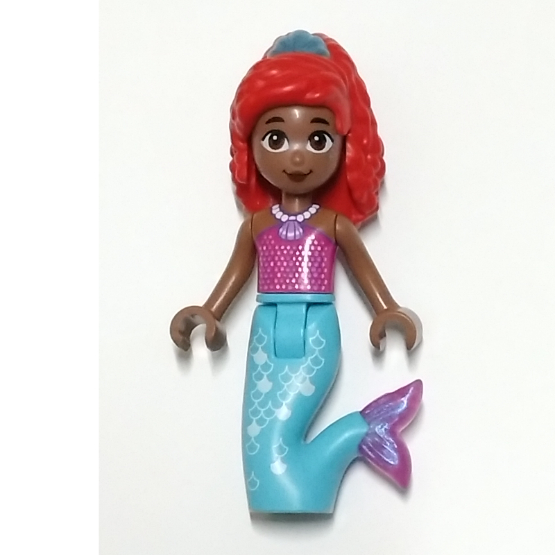 LEGO Ariel - Mermaid Form, Live Action Movie Minidoll, Red Hair (fig-015045)
