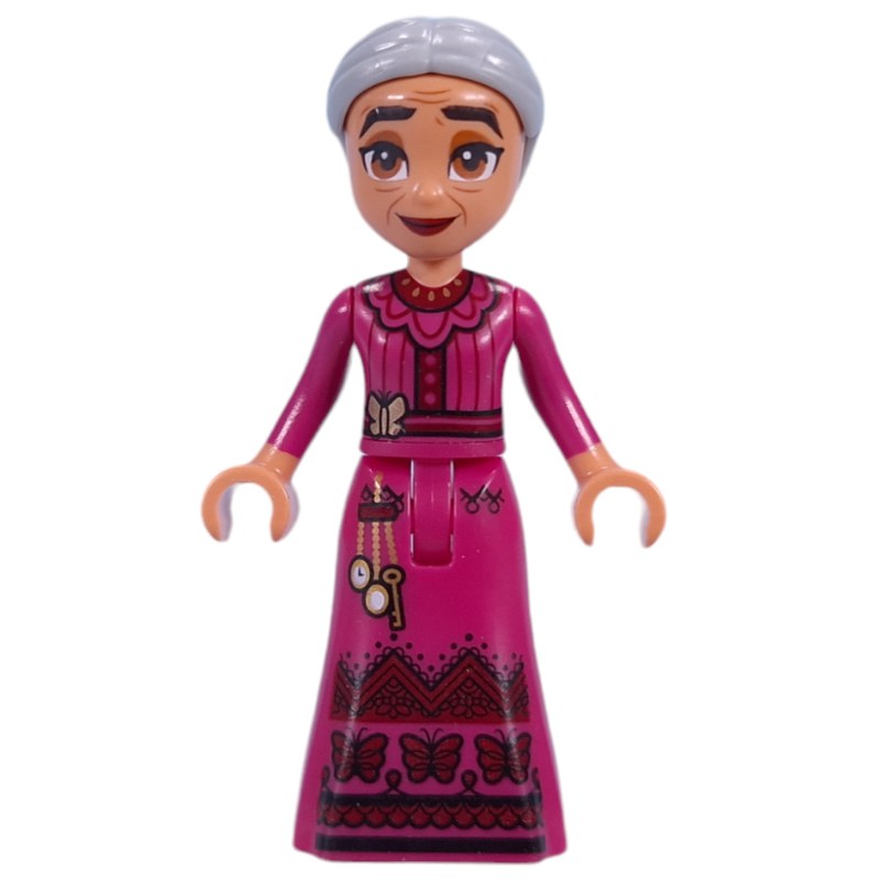 LEGO Alma 'Abuela' - Light Bluish Gray Hair (fig-015057)