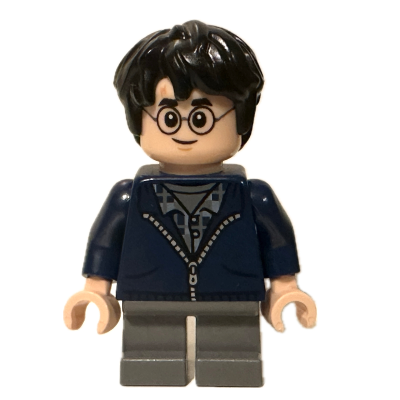 LEGO Harry Potter, Dark Blue Jacket with Zipper, Short Legs (fig-015112)