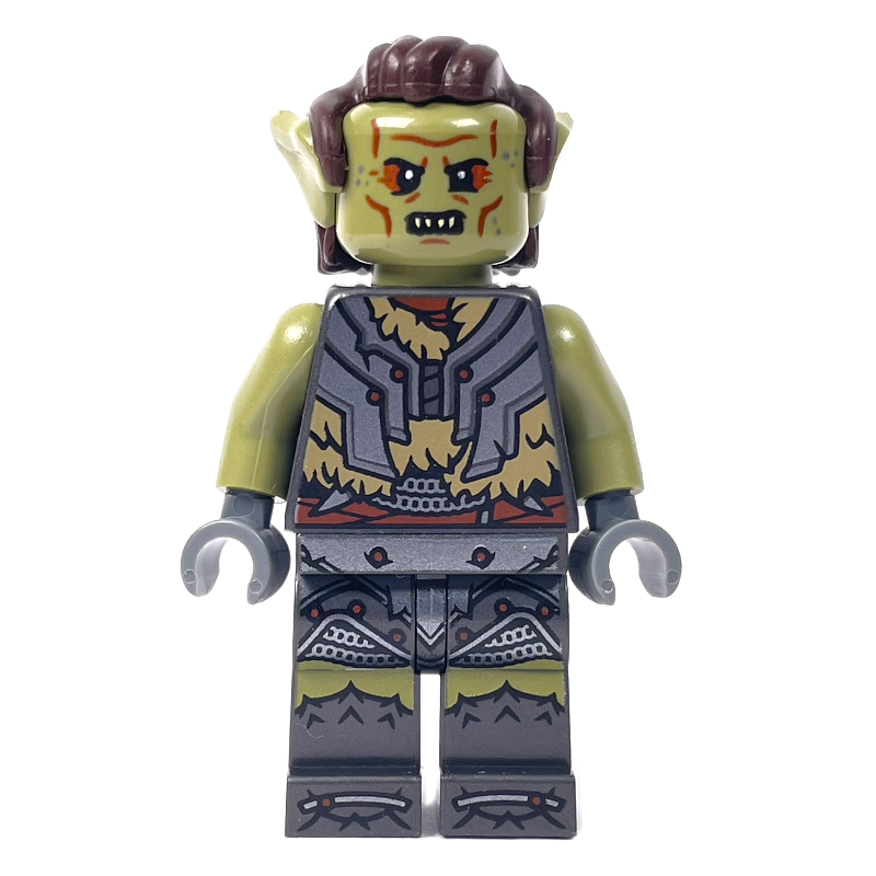 LEGO Orc, Olive Green, Dark Tan Fur Trim (fig-015126)