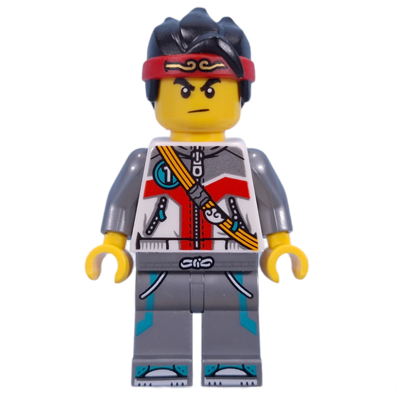 LEGO Monkie Kid, White and Flat Silver Suit (fig-015137)