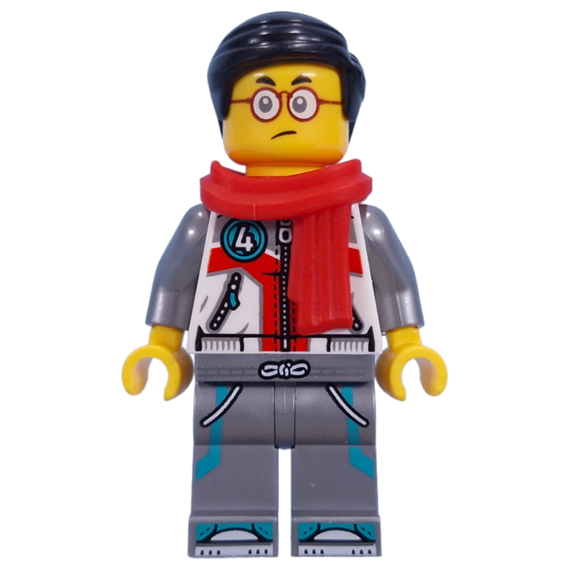 LEGO Mr. Tang, White and Flat Silver Suit (fig-015140)