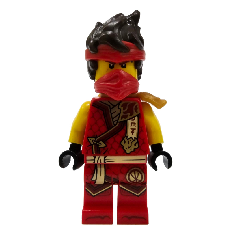 LEGO Kai, Red Robes, Shoulder Guard, Mask (fig-015152)